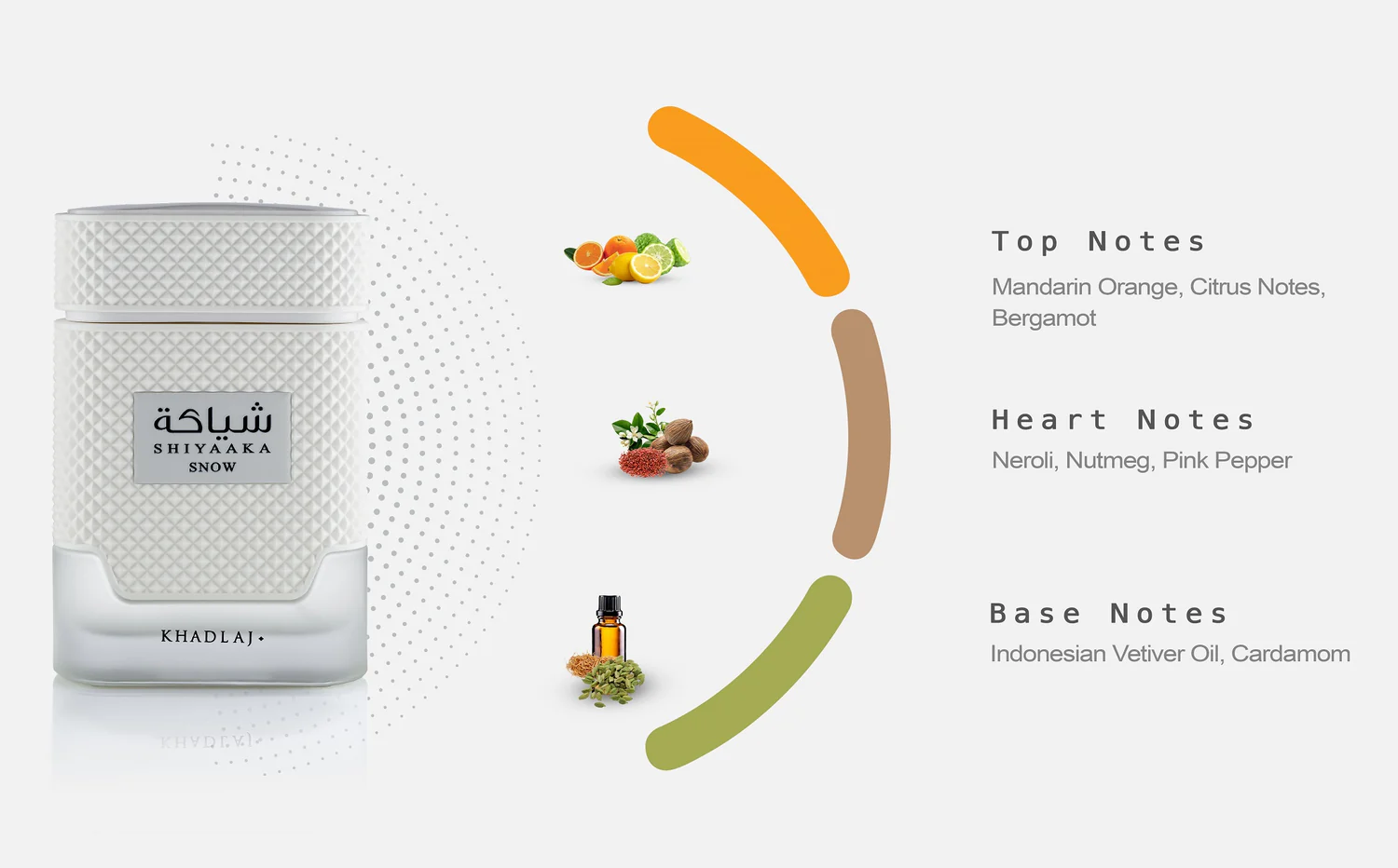  KHADLAJ SPECIAL EDITION SHIYAAKA SNOW 100 ML EAU DE PARFUM FOR MEN