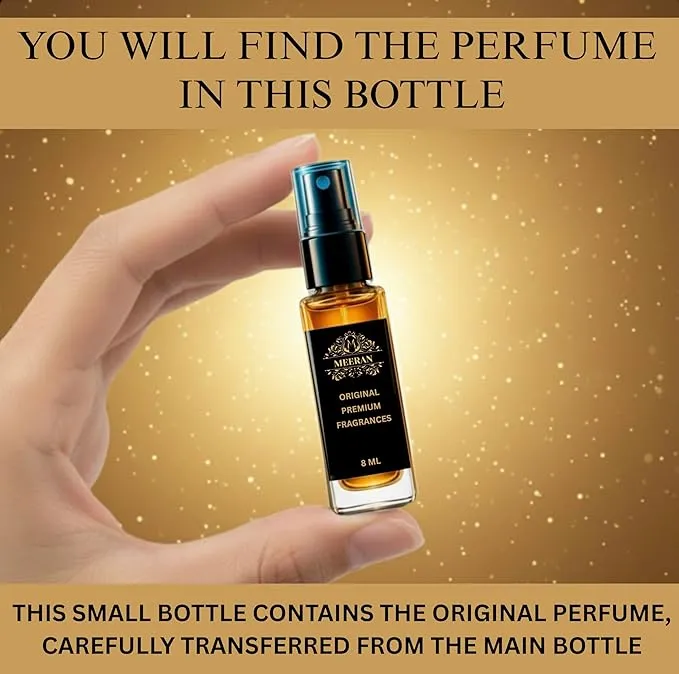  Kaaf NOIR For Men (8ML) Long Lasting Eau De Parfum |Decented From Original Bottle