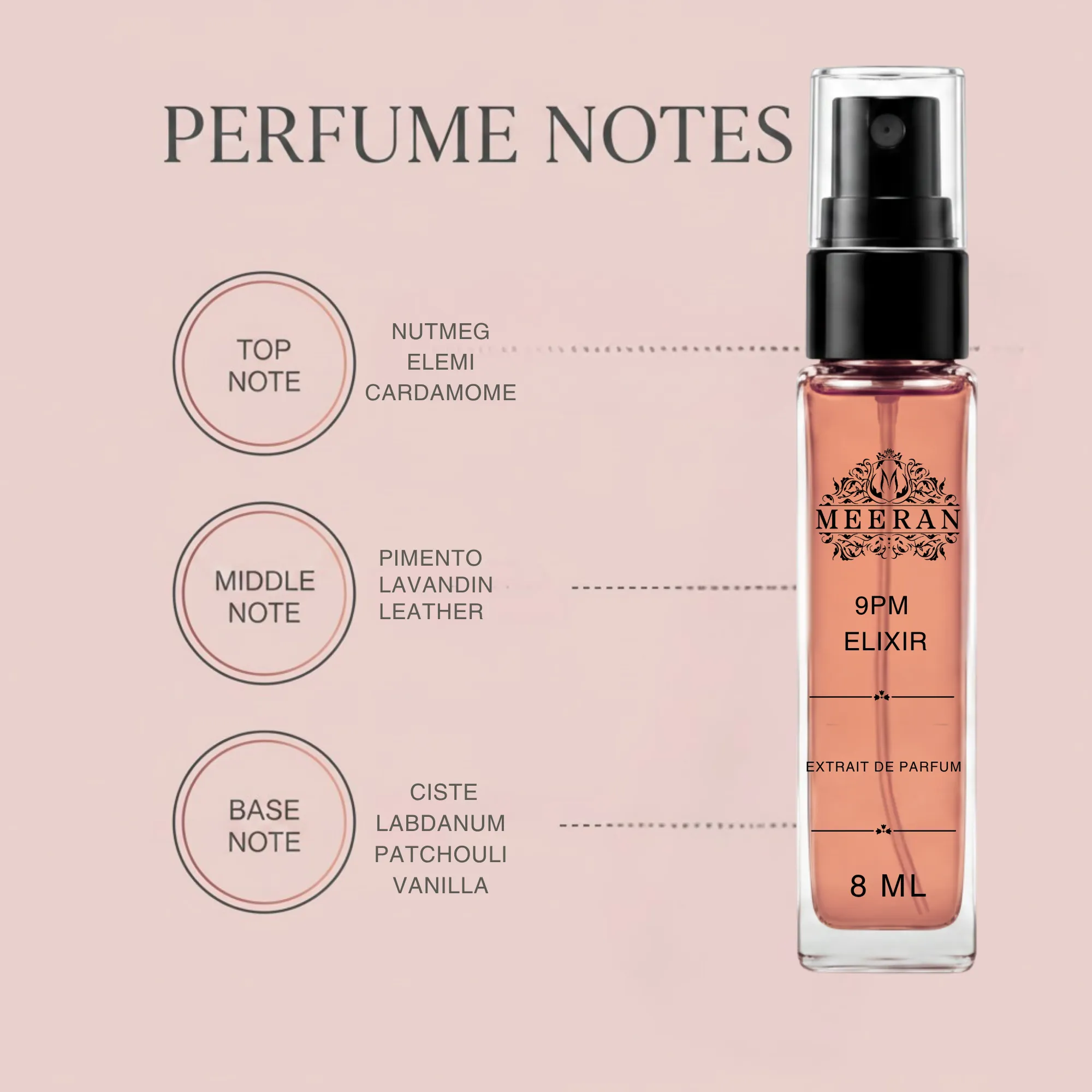  Afnan 9PM Elixir (8ML) | Extrait de Parfum | Decanted from original bottle 