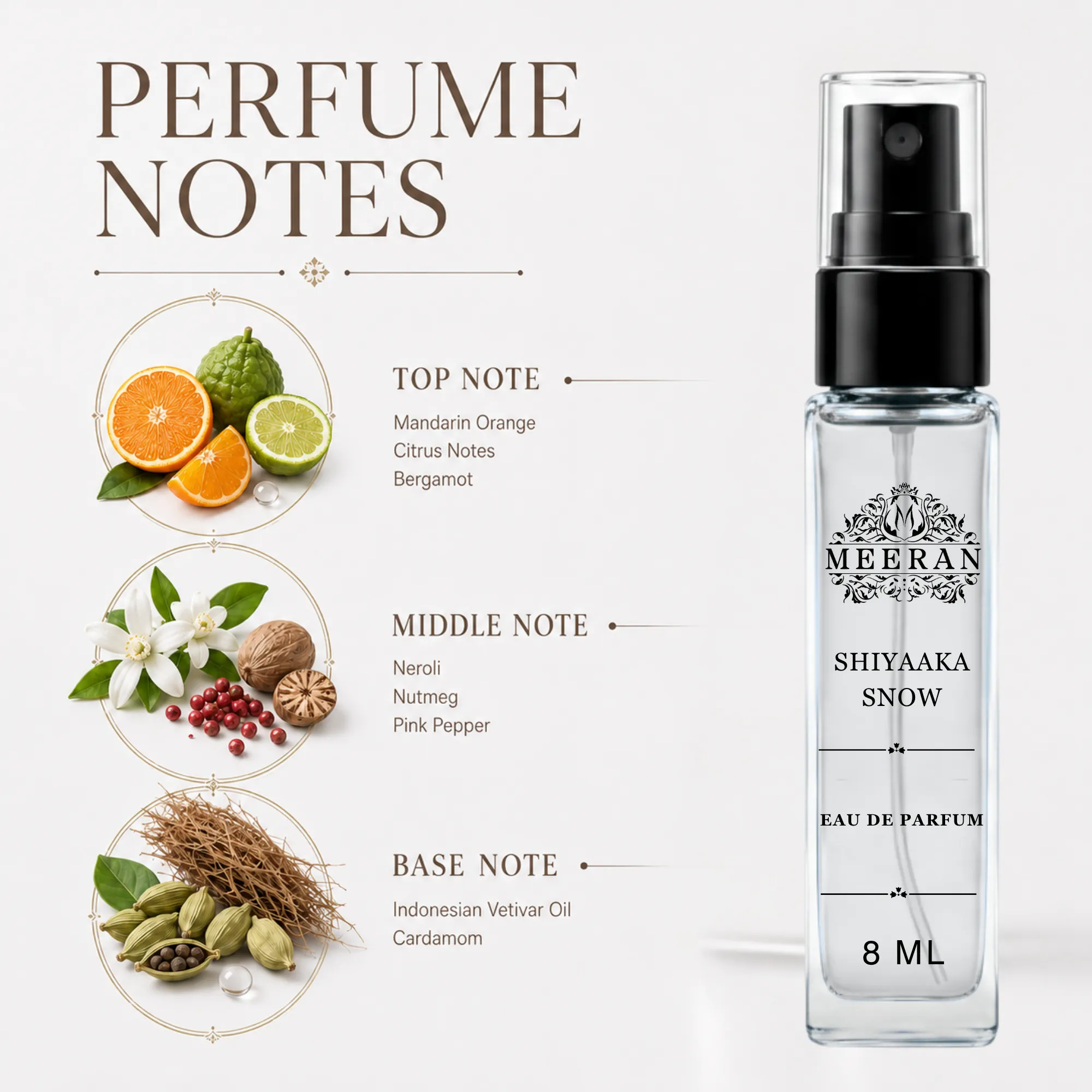  KHADLAJ SPECIAL EDITION SHIYAAKA SNOW 8 ML EAU DE PARFUM FOR MEN