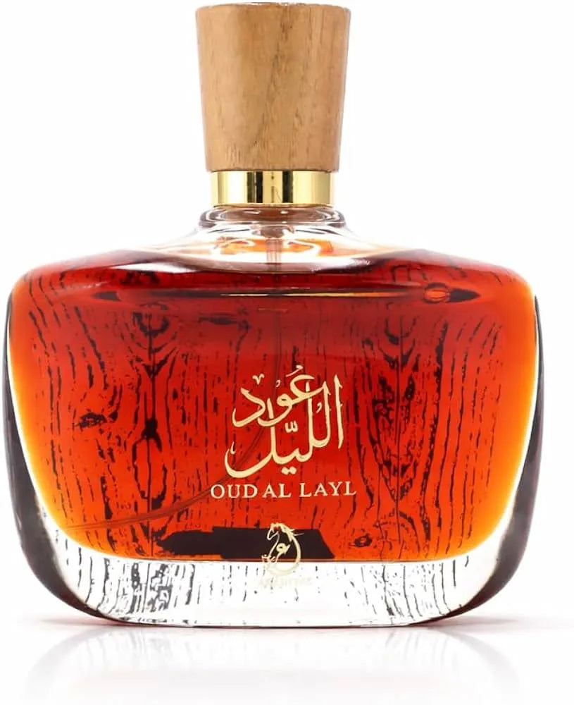 ARABIYAT Oud Al Layl EDP 100ML Unisex | Premium Arabic Oud Perfume Spray | Long Lasting Woody Oriental Fragrance for Men & Women