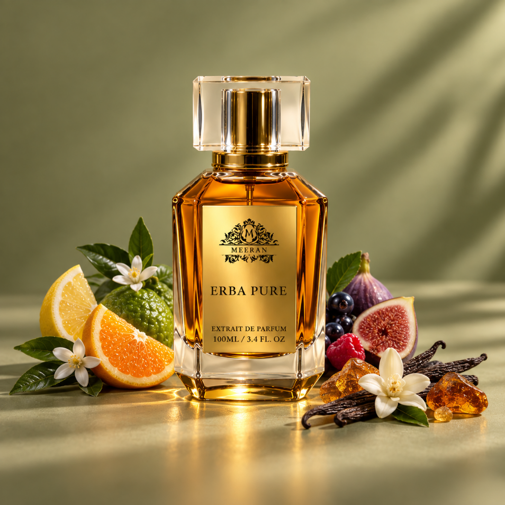 Meeran ERBA PURE Extrait De Parfum – A Bold Luxury Unisex Fragrance