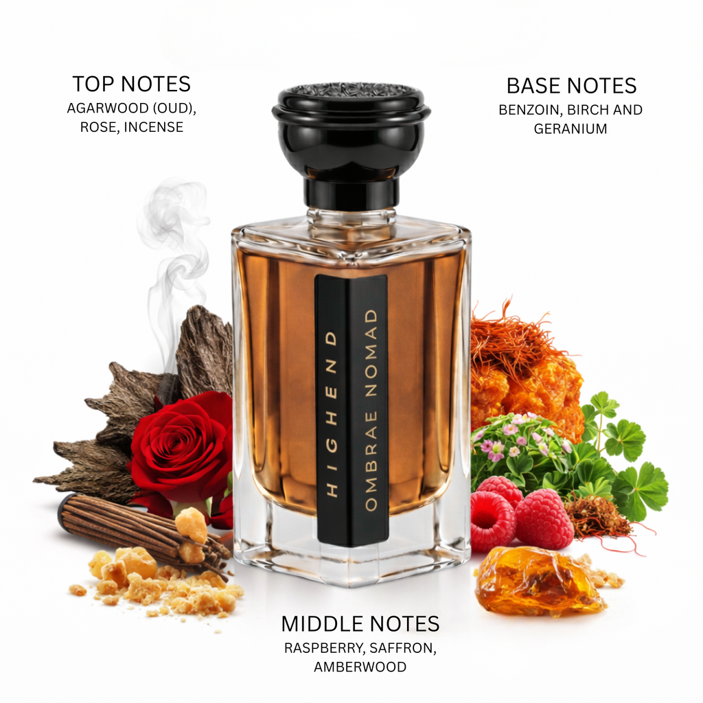 HIGHEND Ombre Nomad for Men | Oud, Rose, Saffron & Woody Fragrance 100ml