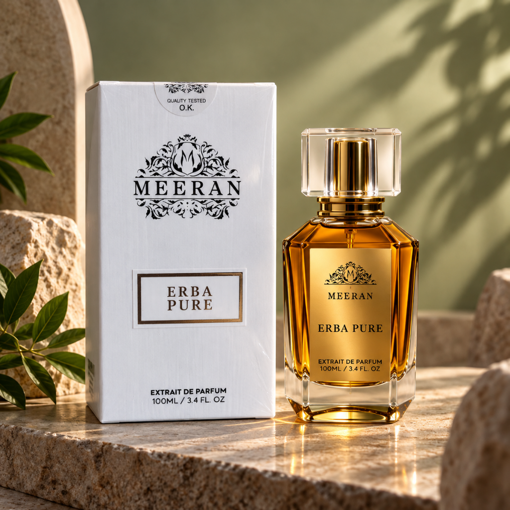 Meeran ERBA PURE Extrait De Parfum – A Bold Luxury Unisex Fragrance