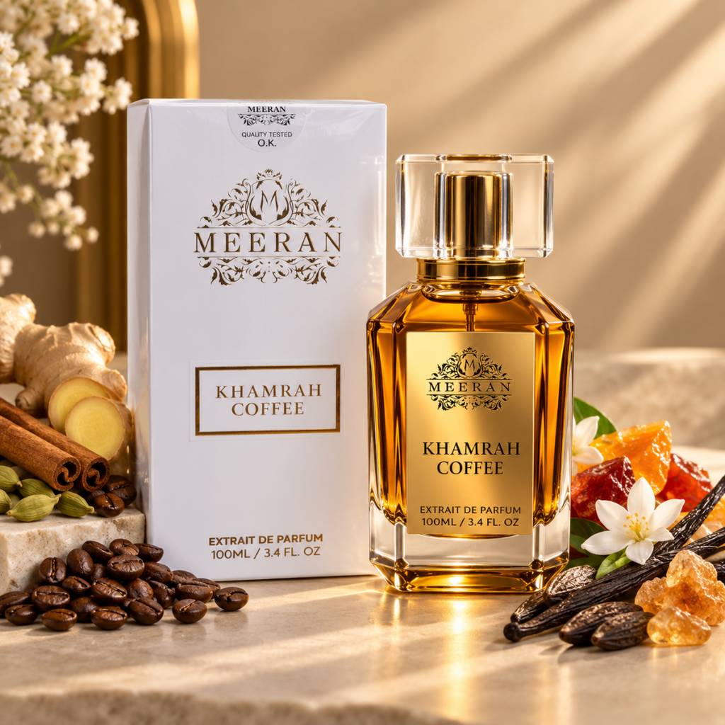 Meeran KHAMRA COFFEE Perfume – Warm Coffee & Spicy Extrait De Parfum