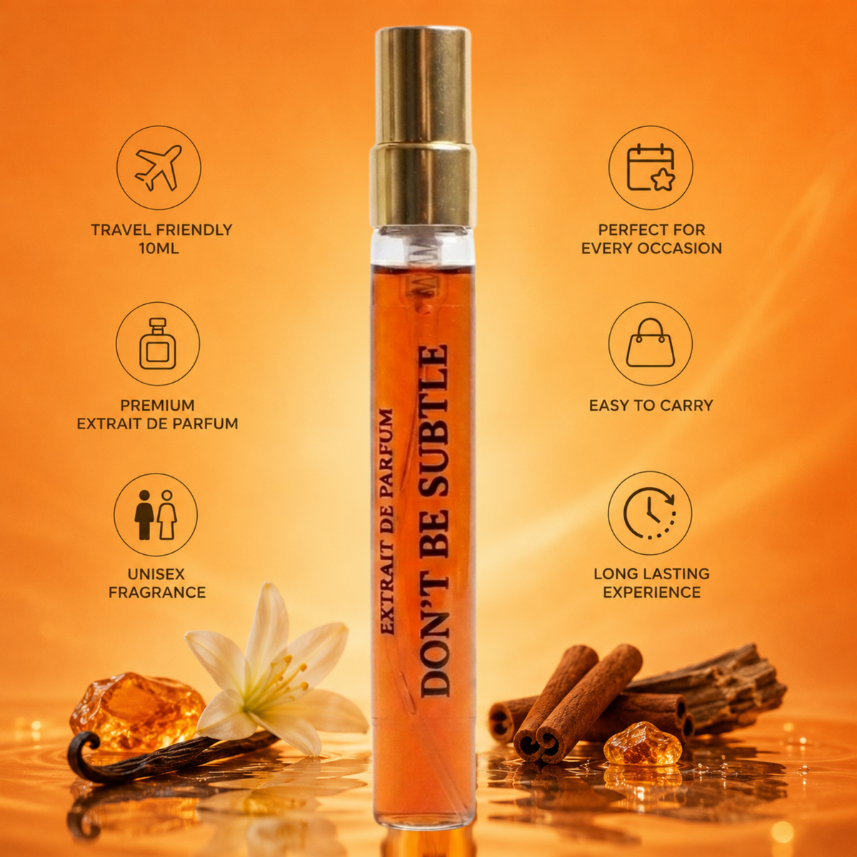 Don’t Be Subtle – Extrait de Parfum 10ml | Floral Sweet Fragrance