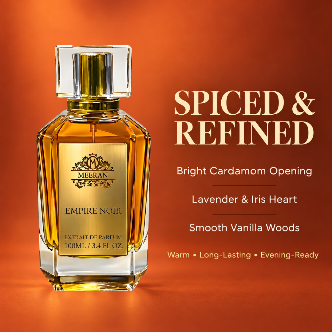 Meeran EMPIRE NOIR Extrait De Parfum | Signature Luxury Fragrance