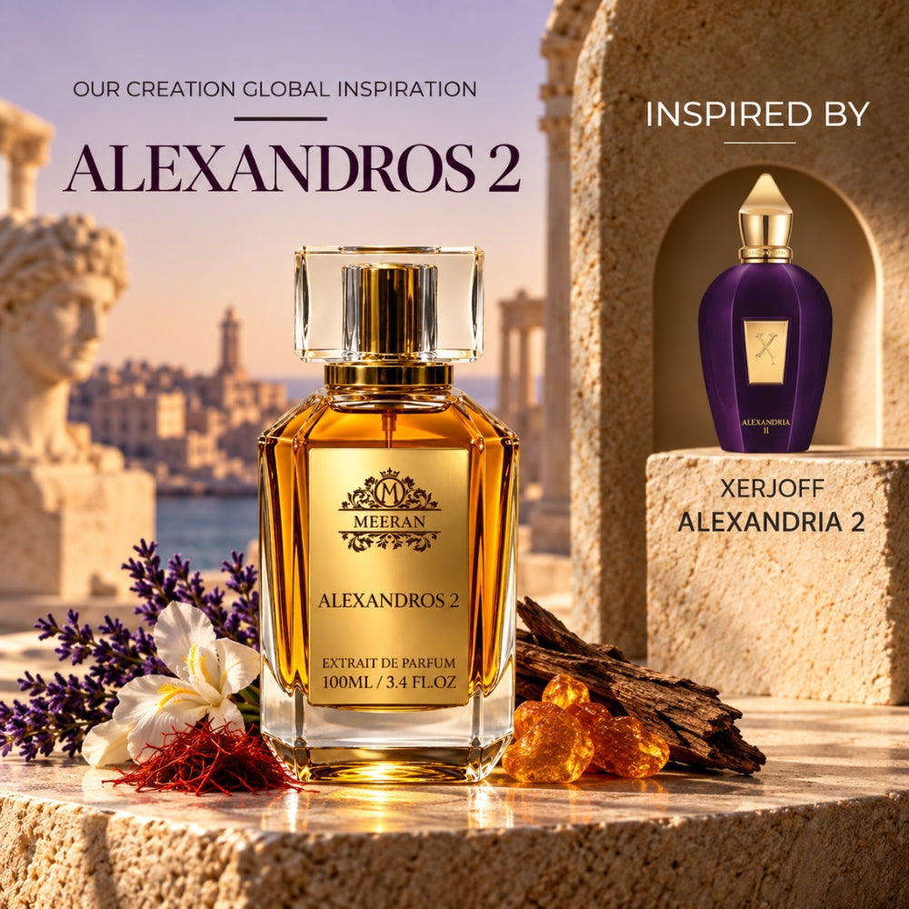 Meeran ALEXANDROS 2 Extrait De Parfum | Premium Unisex Luxury Perfume