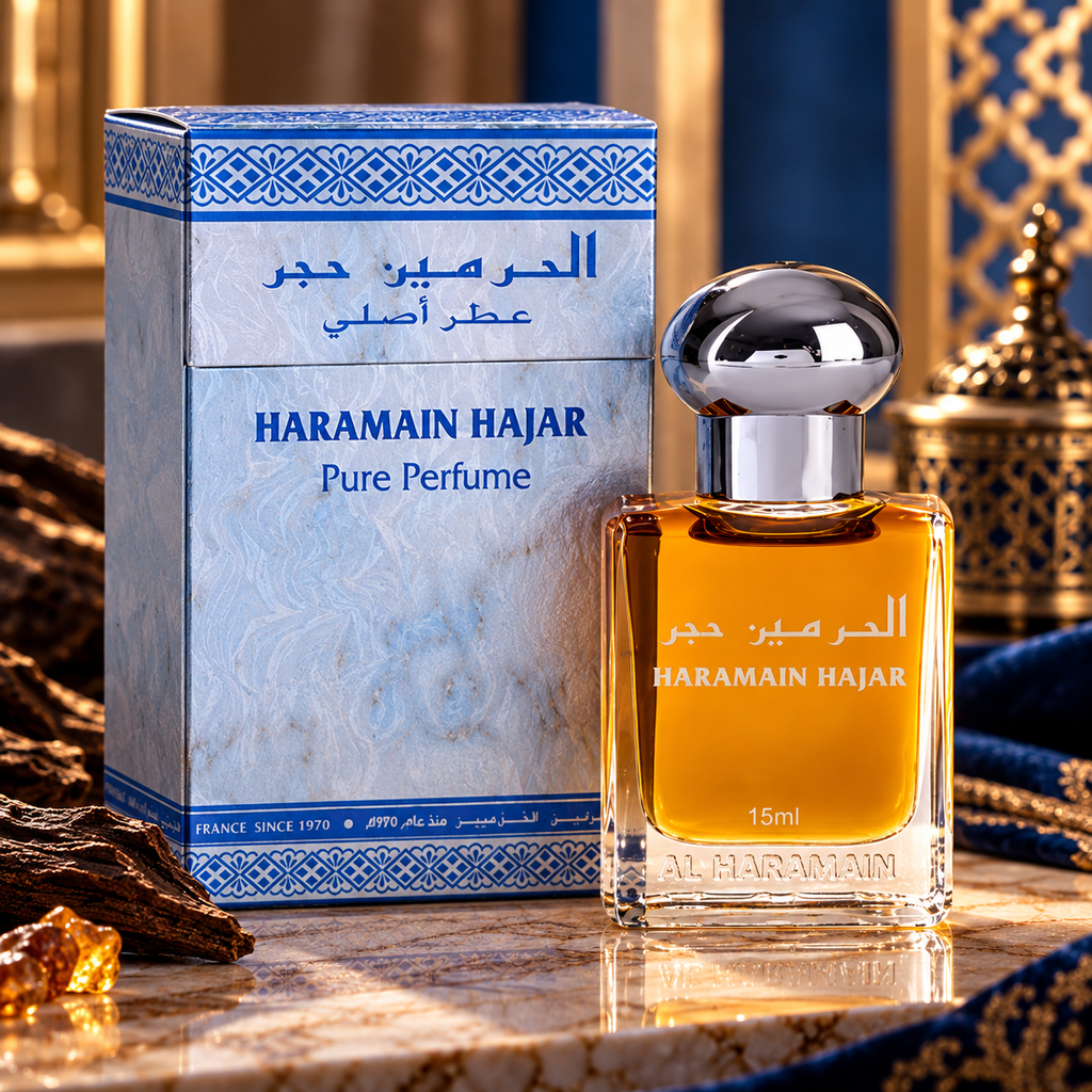 Al Haramain Hajar Fragrance Pure Original Roll on Perfume Oil (Attar) - 15 ml