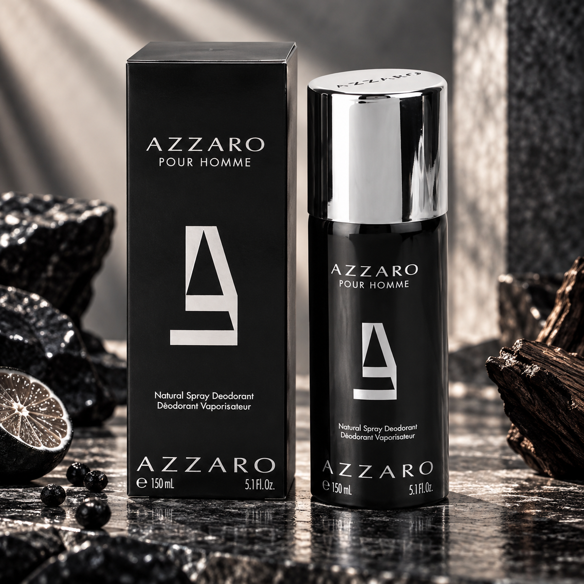 Azzaro Pour Homme Deodorant Spray for Men 150ml