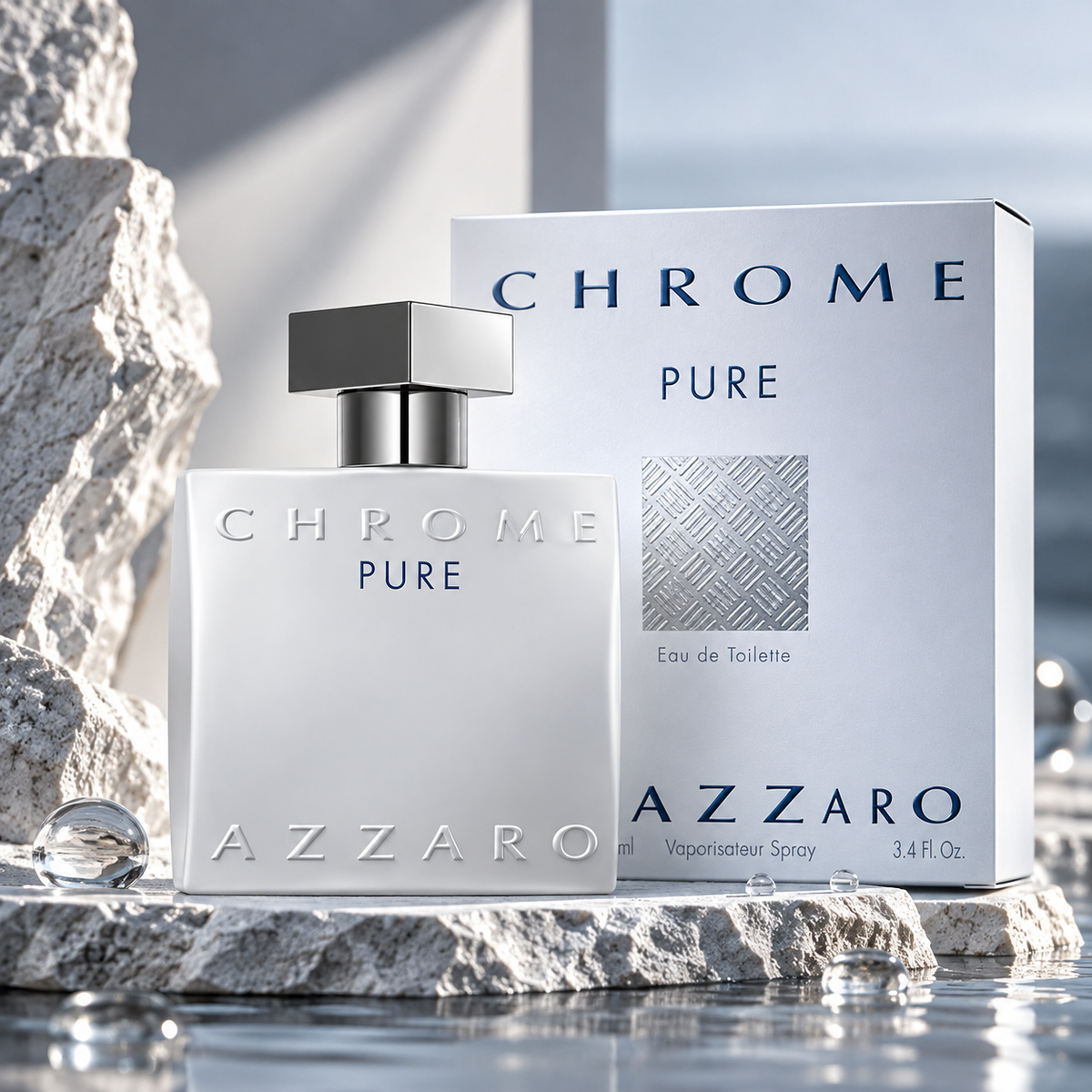 Azzaro Chrome Pure EDT for Men 100ML