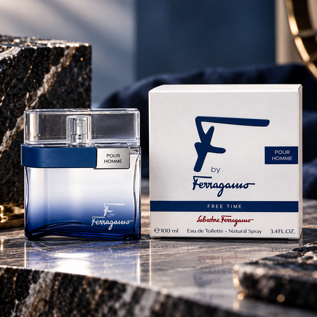 Salvatore Ferragamo - F By Ferragamo Free Time Pour Homme 100ml Eau De Toilette