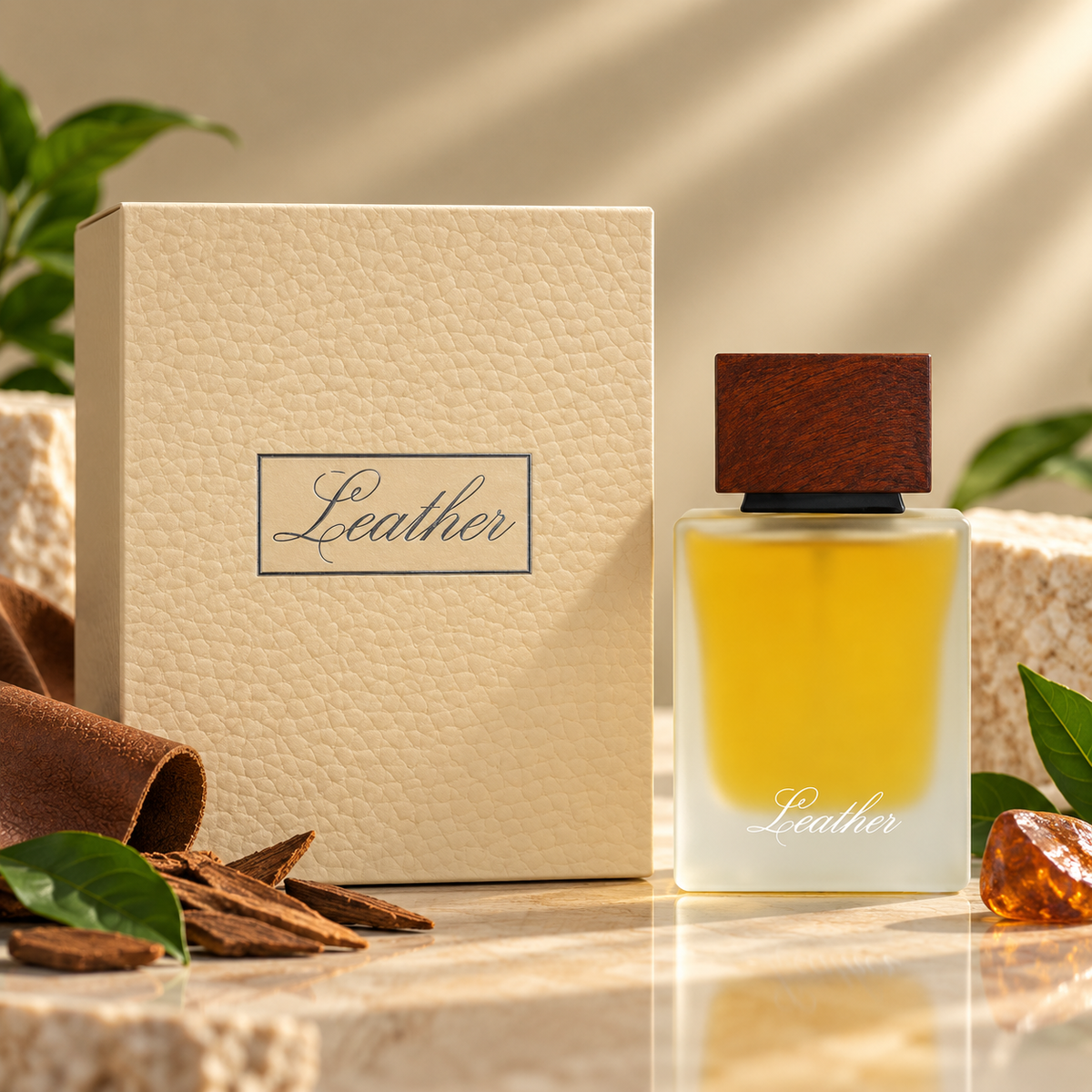 Ahmed Al Maghribi- Leather Eau De Parfum 50ml For Men And Women