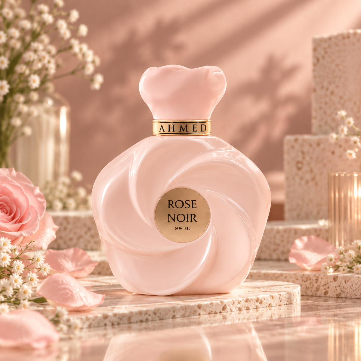 Ahmed Al Maghribi Rose Noir 75ml Edp for Men and women