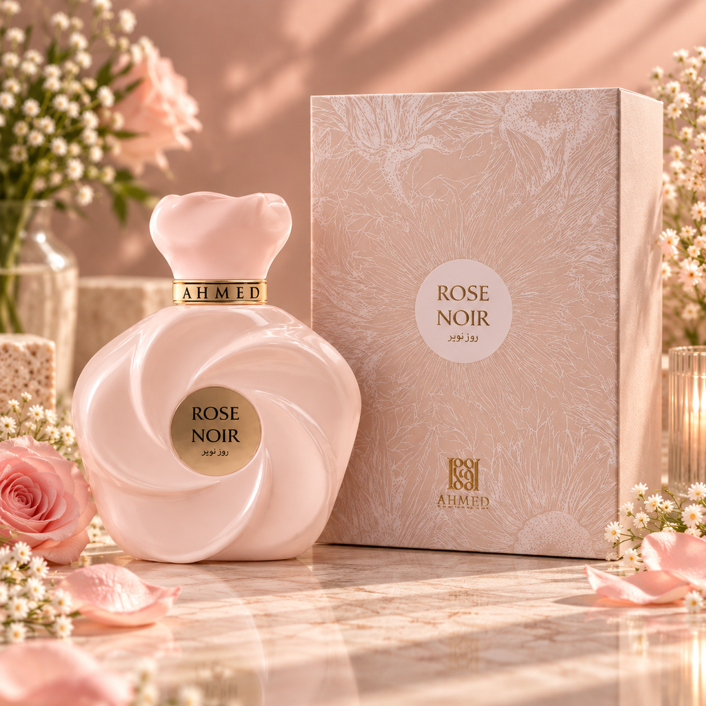 Ahmed Al Maghribi Rose Noir 75ml Edp for Men and women