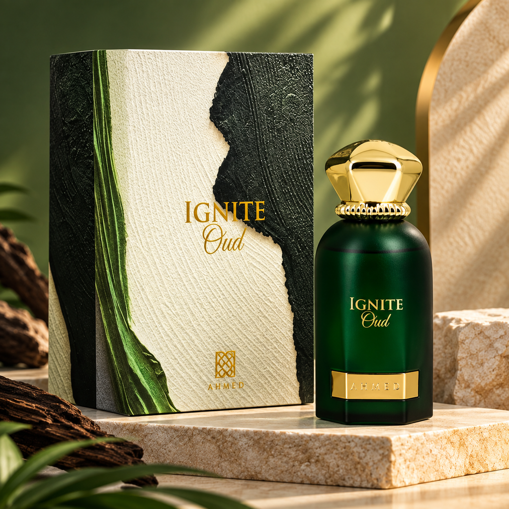 Ahmed Al Maghribi Ignite Oud Extrait De Parfum 60ml For Men & Women