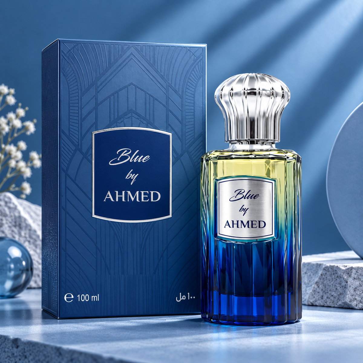 Ahmed Al Maghribi Blue by Ahmed Extrait De Parfum 100ml For Men & Women