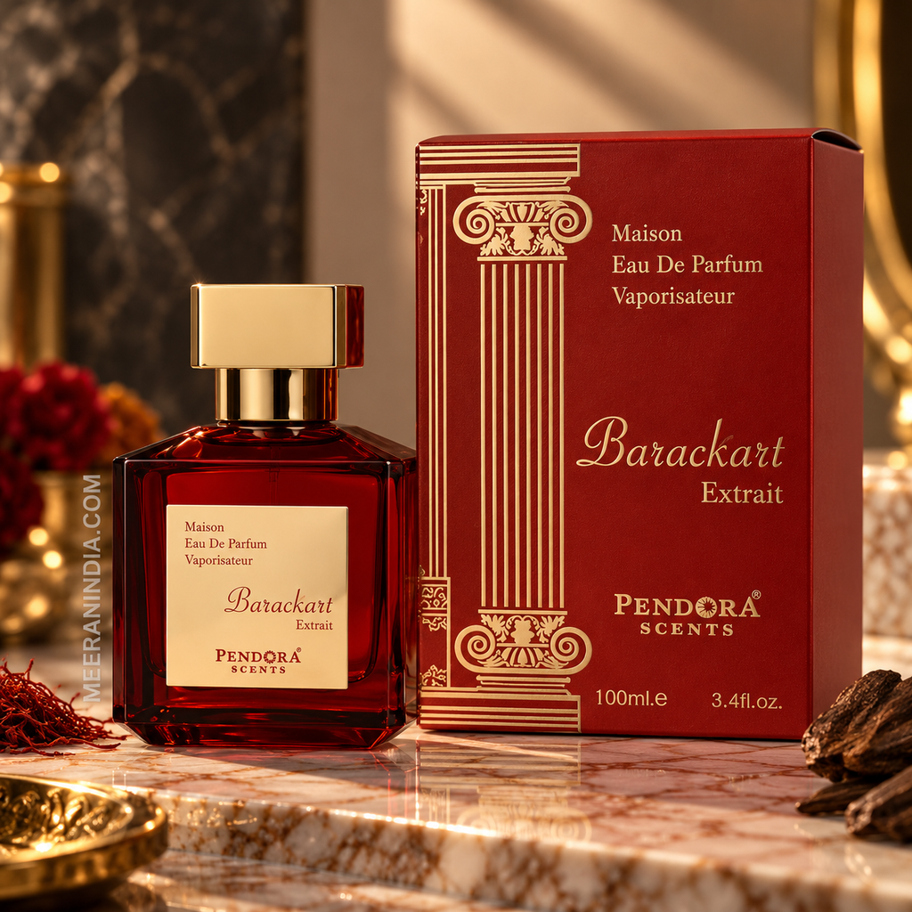 Barackart Extrait EDP by Paris Corner 100ml | Unisex Perfume - Perfume for Women and Men | Long-lasting Jasmine & Black Saffron Perfume | Eau de Parfum