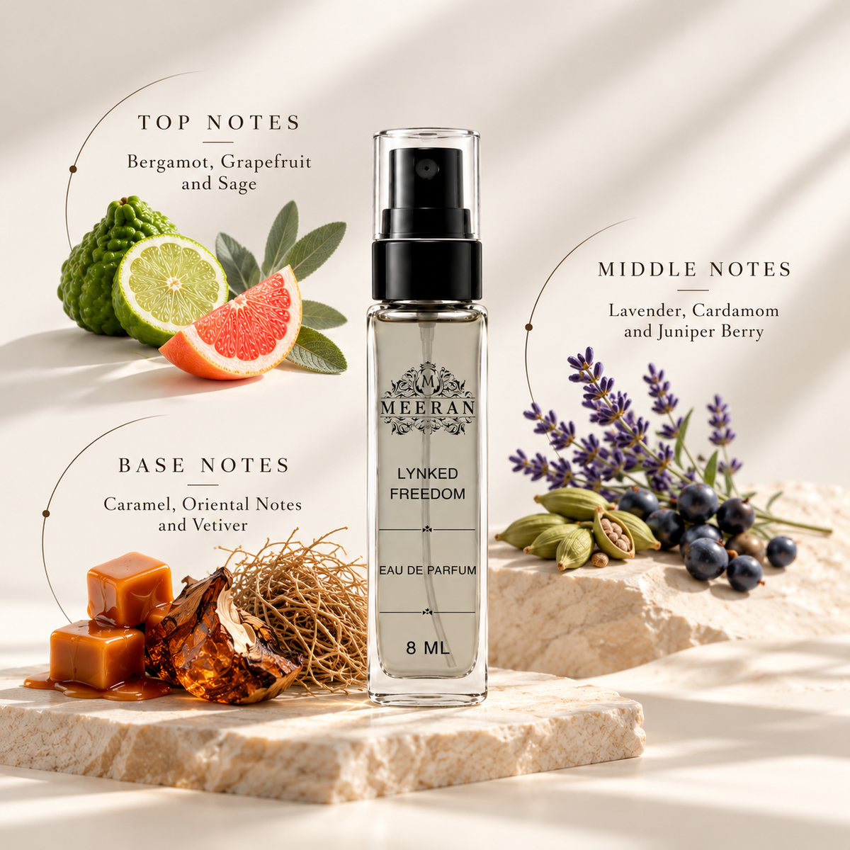 Afnan Lynked Freedom edp 8ml for him