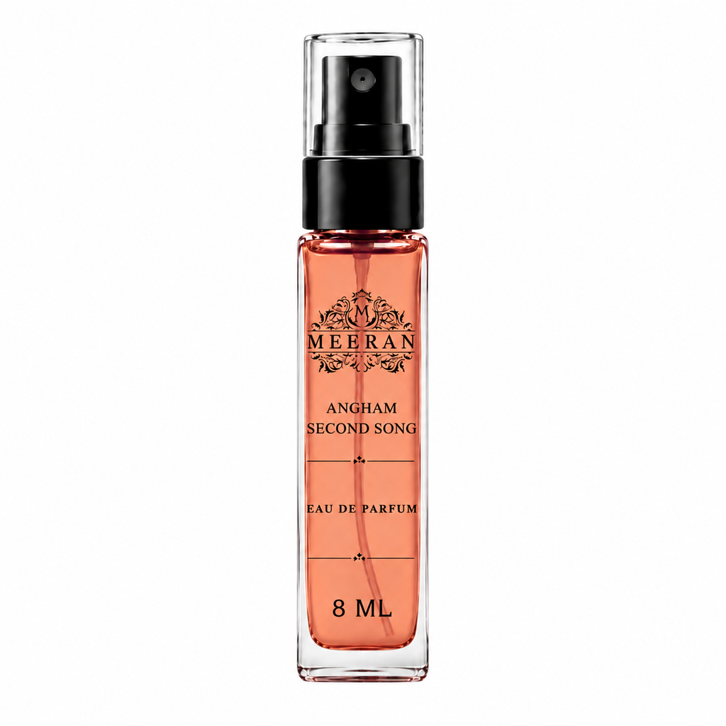 Angham Second Song Style Fragrance (8ML) | Long Lasting Eau De Parfum for Women | Premium Pocket Perfume | Travel Size Floral Fruity Vanilla Scent