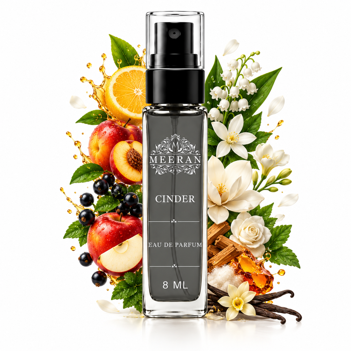 AHMED Cinder Perfume - 8 ml  (For Men & Women)