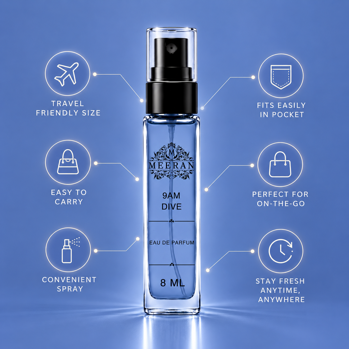 Afnan 9am Dive EDP for Men 8ml