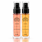 Meeran SUPERB & ULTRA Perfume Gift Set for Men & Women | 2 x 8ML Long Lasting Luxury Eau De Parfum | 30% Oil Concentration | Pocket Travel Perfume Combo