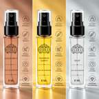 Premium Fragrance Trio Pack –Liquid brun, Khamrah Qahwa, Kaaf | 8ML Each Luxury Perfume Set | Long Lasting Perfume For Men