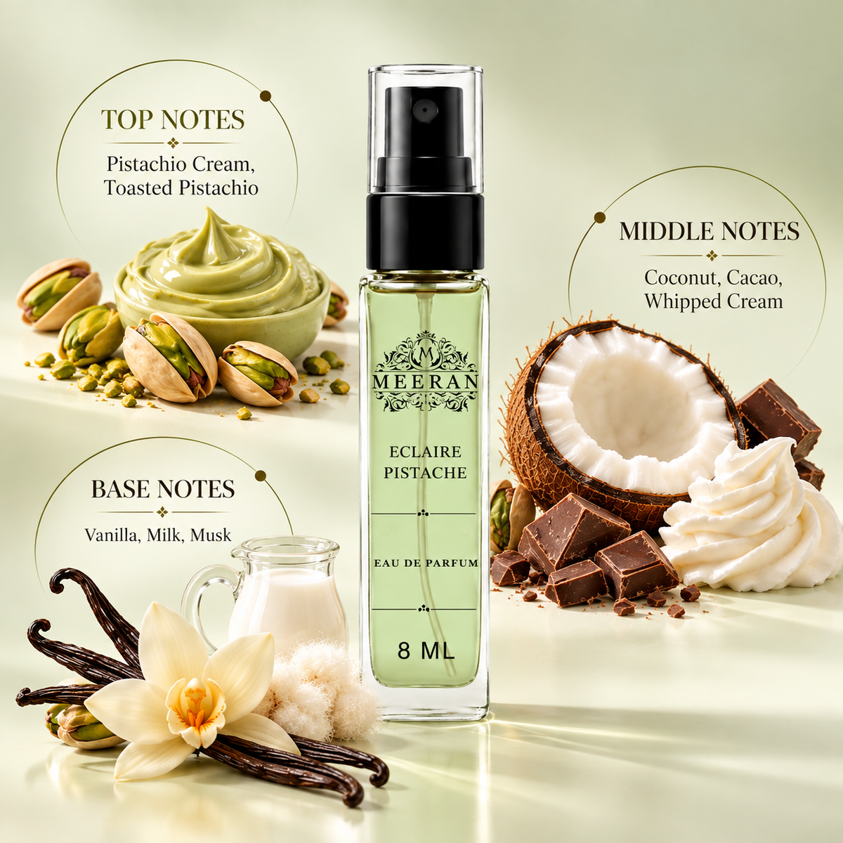 Lattafa Eclaire Pistache EDP 8ml Unisex