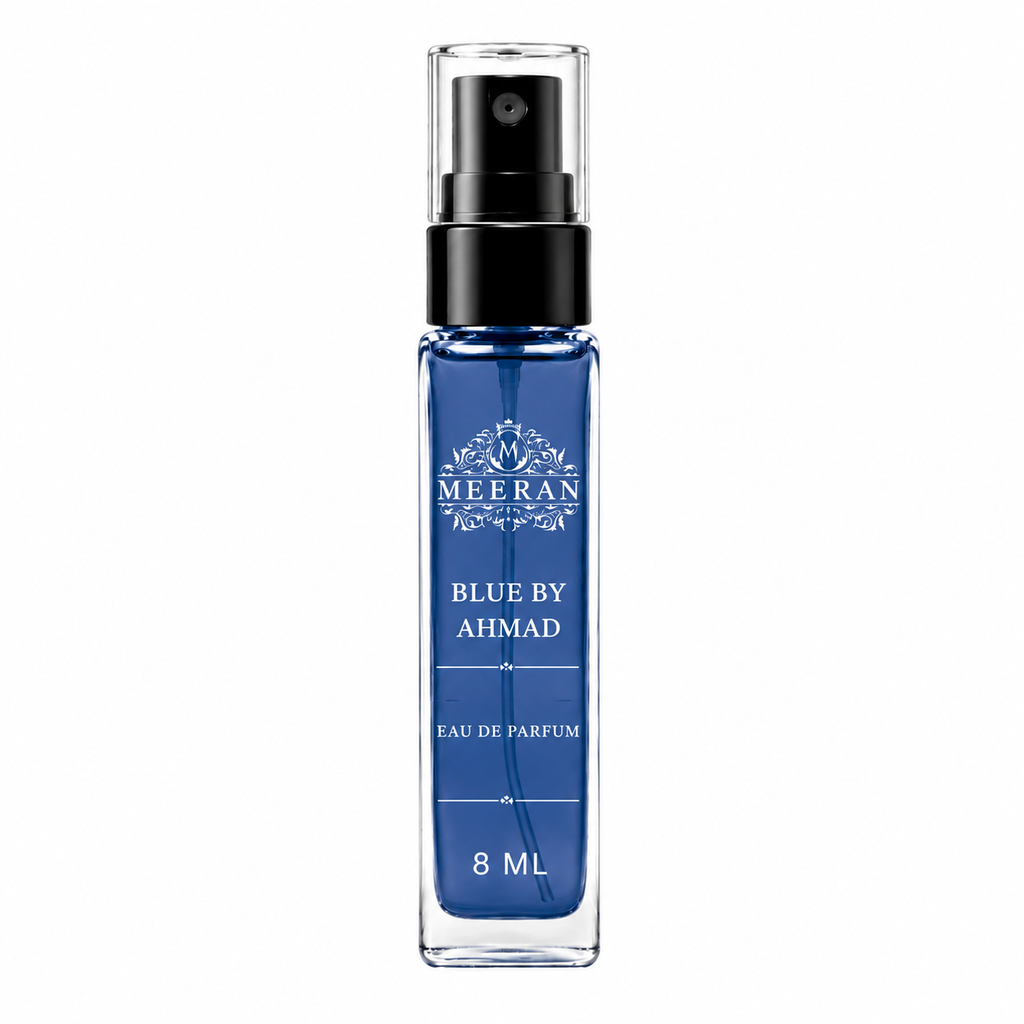 Ahmed al maghribi Blue By Ahmad (8ML) Lasting Unisex | Eau De Parfum | Decented From Original Bottle