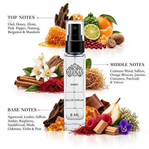 Ahmed al maghribi Marj (8ML) Long-Lasting Perfume for Men and Women | Decented From Original Bottle