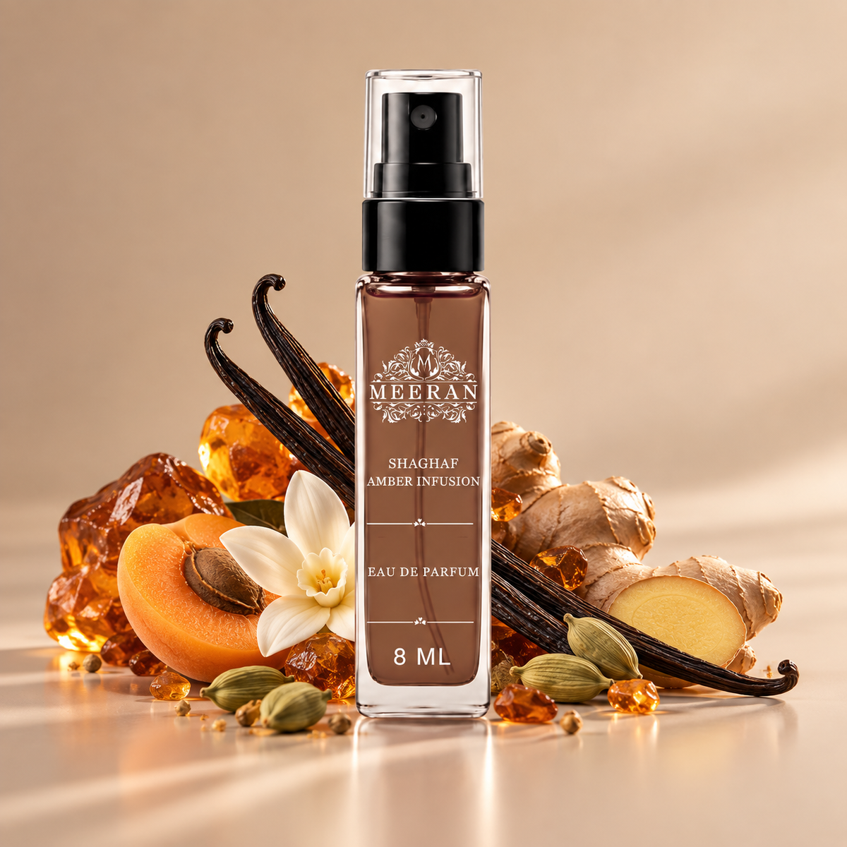 SWISS ARABIAN Shaghaf Amber Infusion (8ML) | Decented From Original Bottle | Shaghaf Amber Infusion EDP Unisex