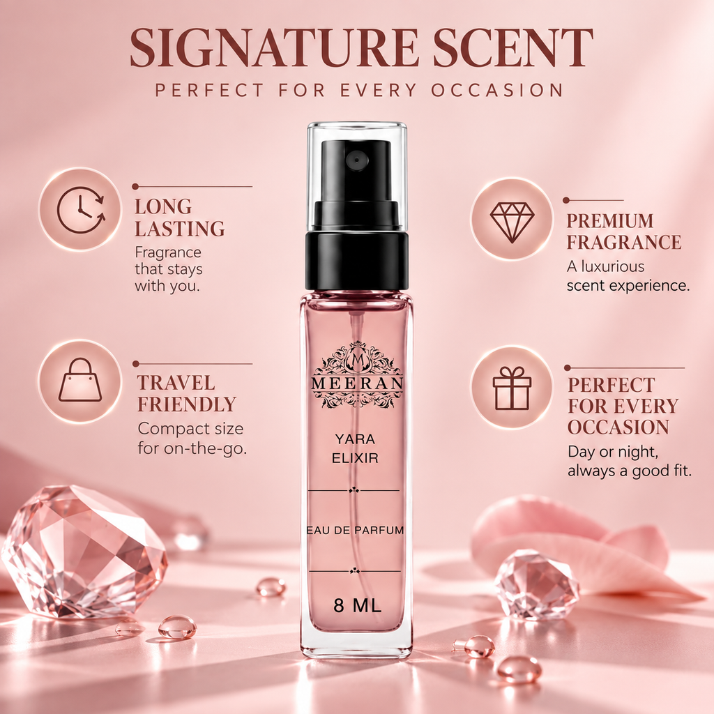 Meeran Yara Elixir EDP for Women (8ML) | Eau De Parfum