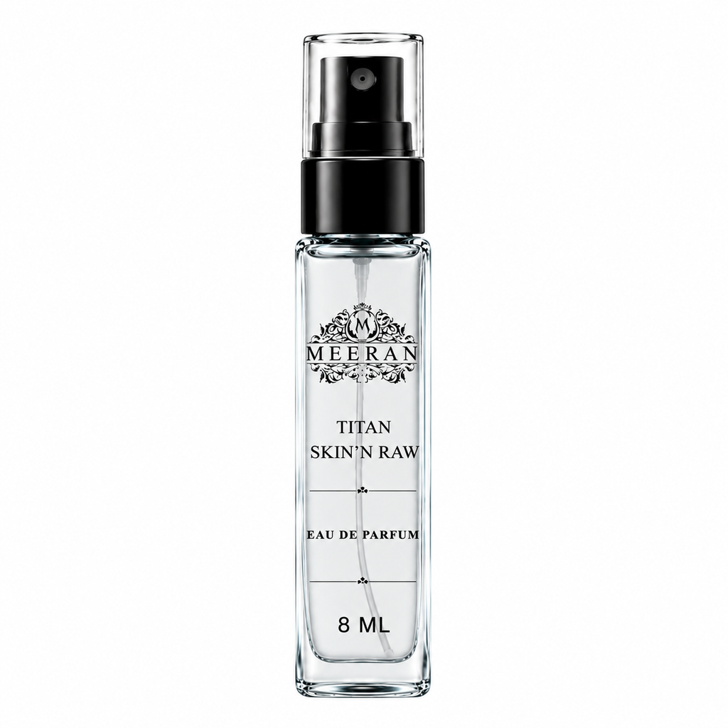 Skinn by Titan Raw (8 ML) Long Lasting EDP for Men | Decanted From Original Bottle | Perfume for Men | Eau De Parfum for Men | Premium Fragrance | Grooming Essentials