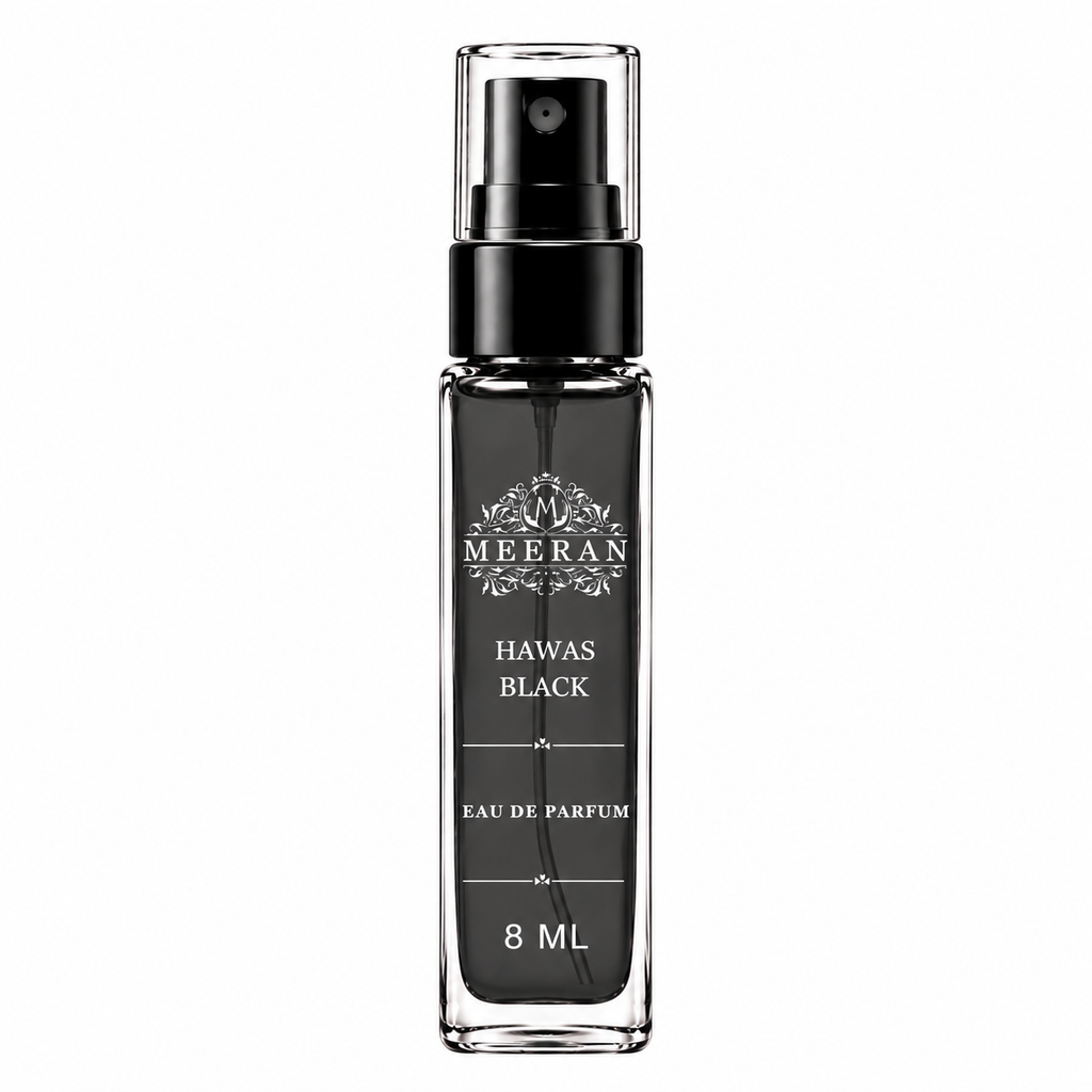 Meeran HawasBlack (8ML) |  Eau De Parfum For Men | Long Lasting Perfume | Luxury Scent (HawasBlack)