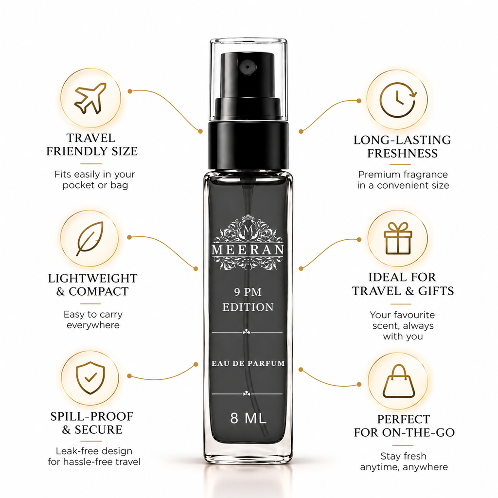 9 PM Edition (8ML) For Men | Decanted From Original Bottle | Eau De Parfum | 100% Authentic Product