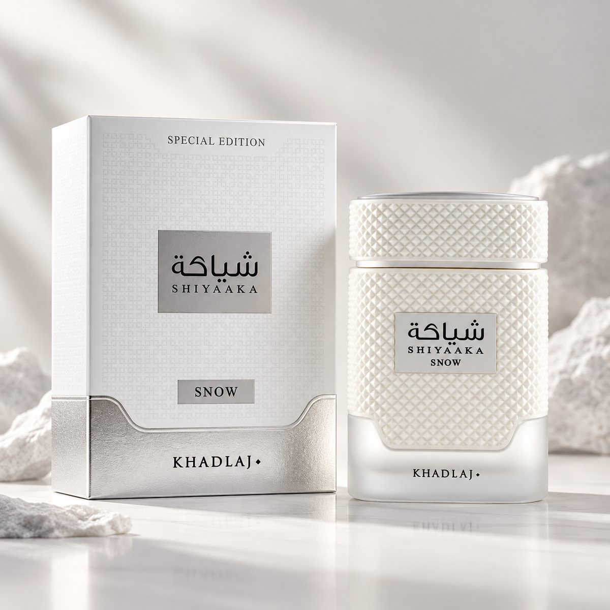 KHADLAJ SPECIAL EDITION SHIYAAKA SNOW 100 ML EAU DE PARFUM FOR MEN