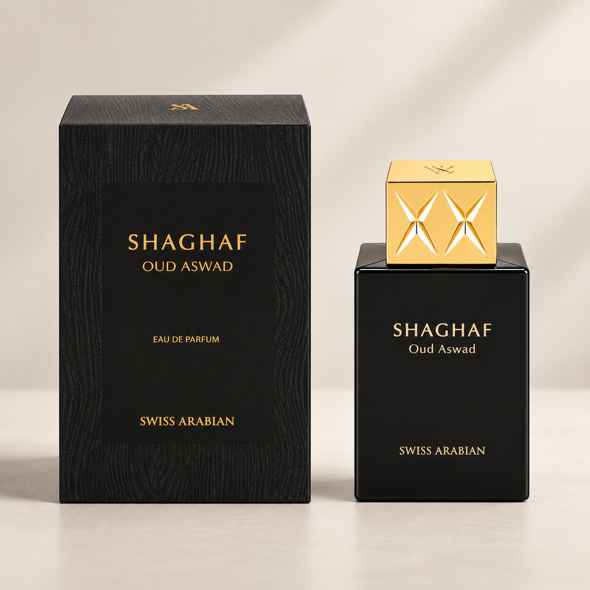 Swiss Arabian shaghaf oud Aswad edp 75ml unisex