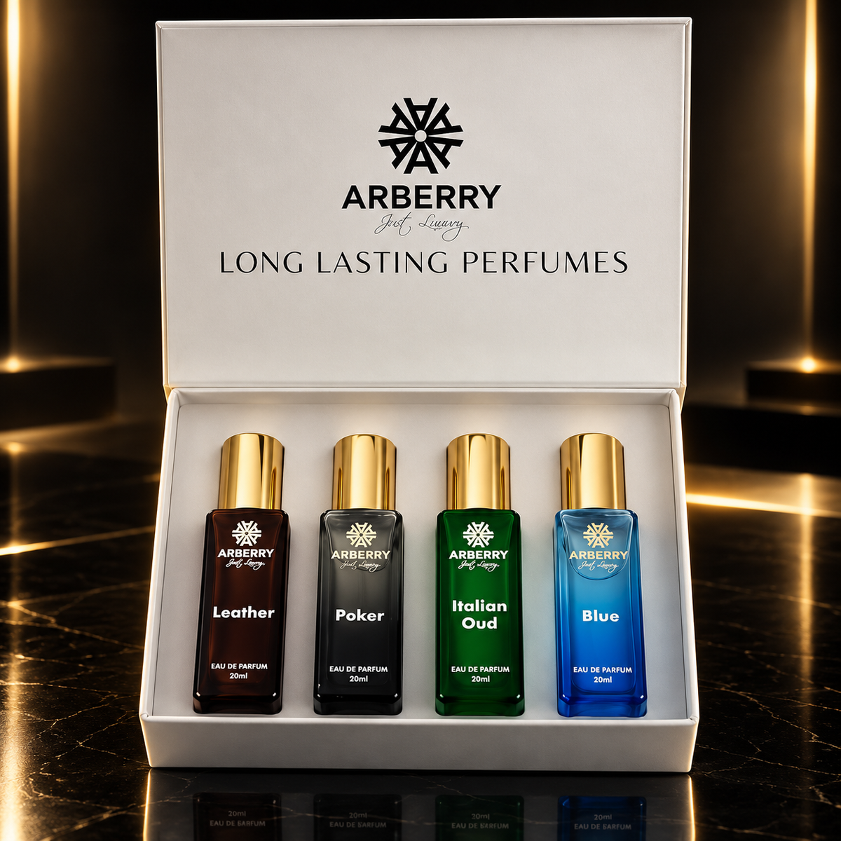 ARBERRY MENS BLENDS 4X20ML COMBO UNISEX EDP 80ML