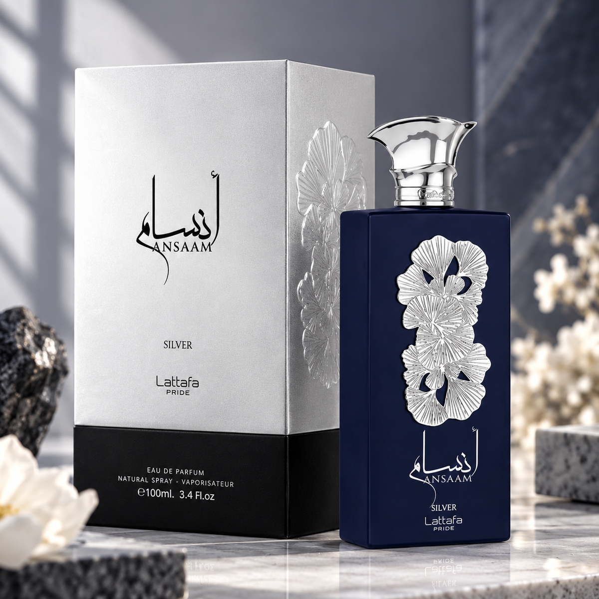 Lattafa Ansaam Silver EDP Unisex 100ml