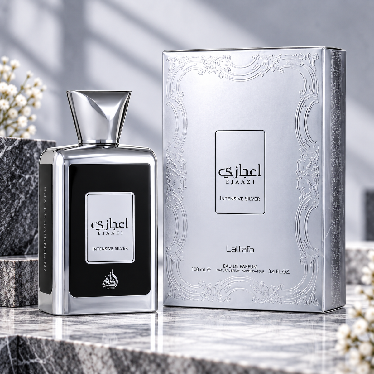 Lattafa - Ejaazi Intense Silver Eau De Parfum 100ml