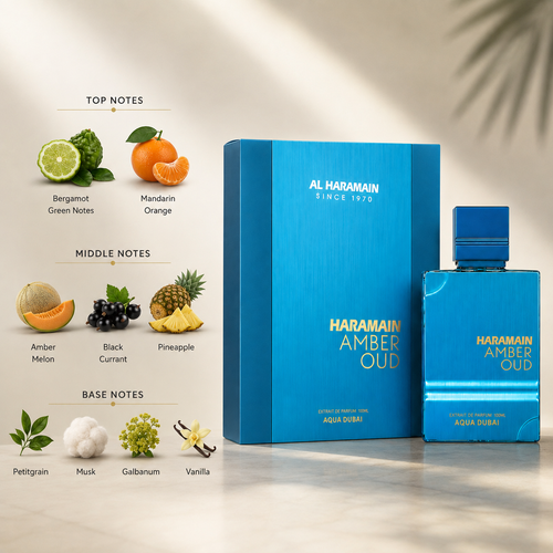 Al Haramain Amber Oud Aqua Dubai Extrait De Parfum 75ML