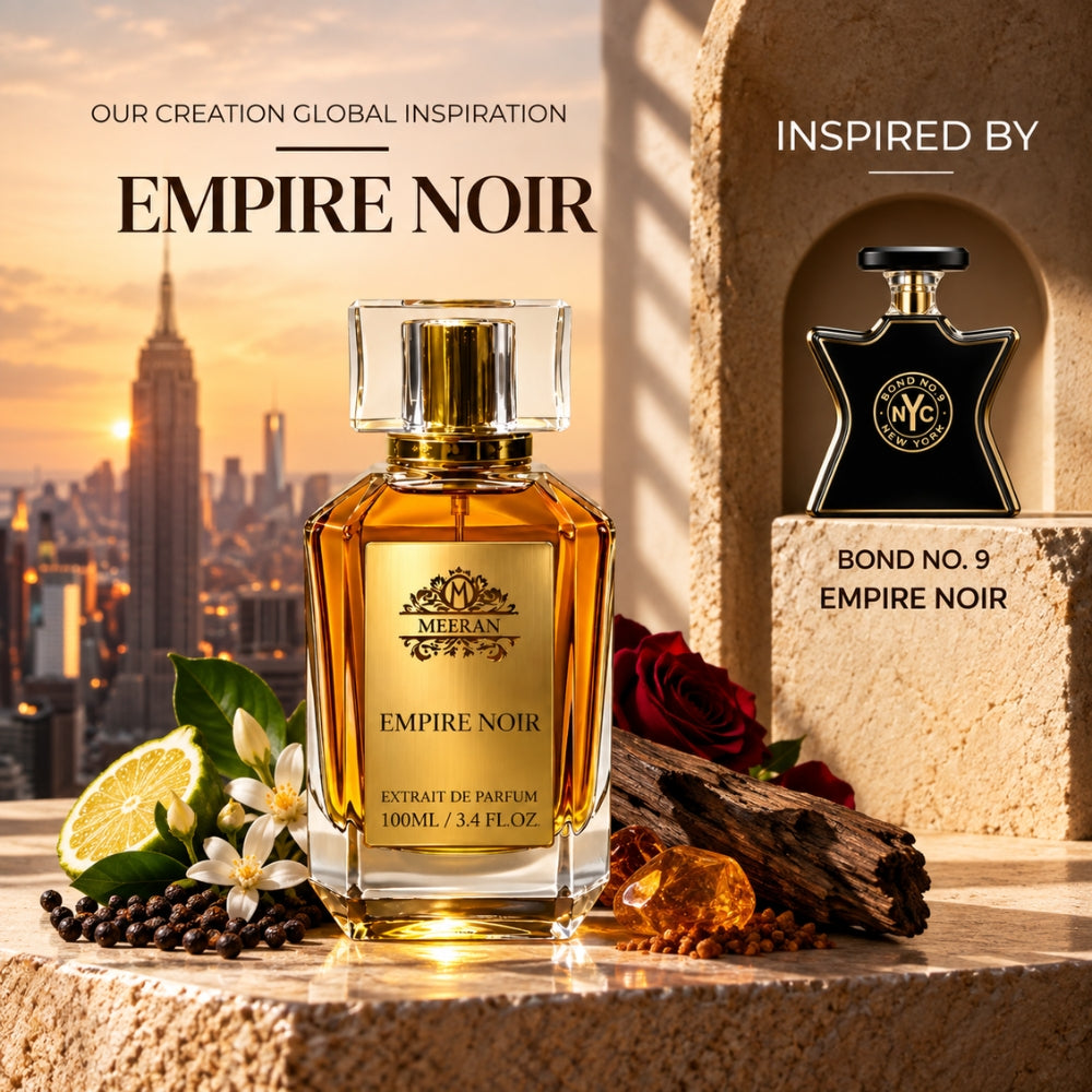 Meeran EMPIRE NOIR Extrait De Parfum | Signature Luxury Fragrance
