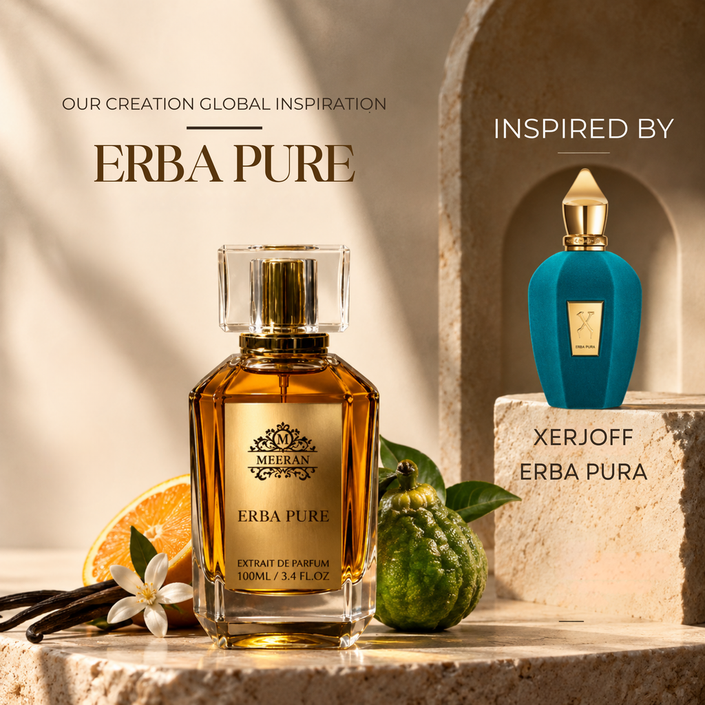 Meeran ERBA PURE Extrait De Parfum – A Bold Luxury Unisex Fragrance