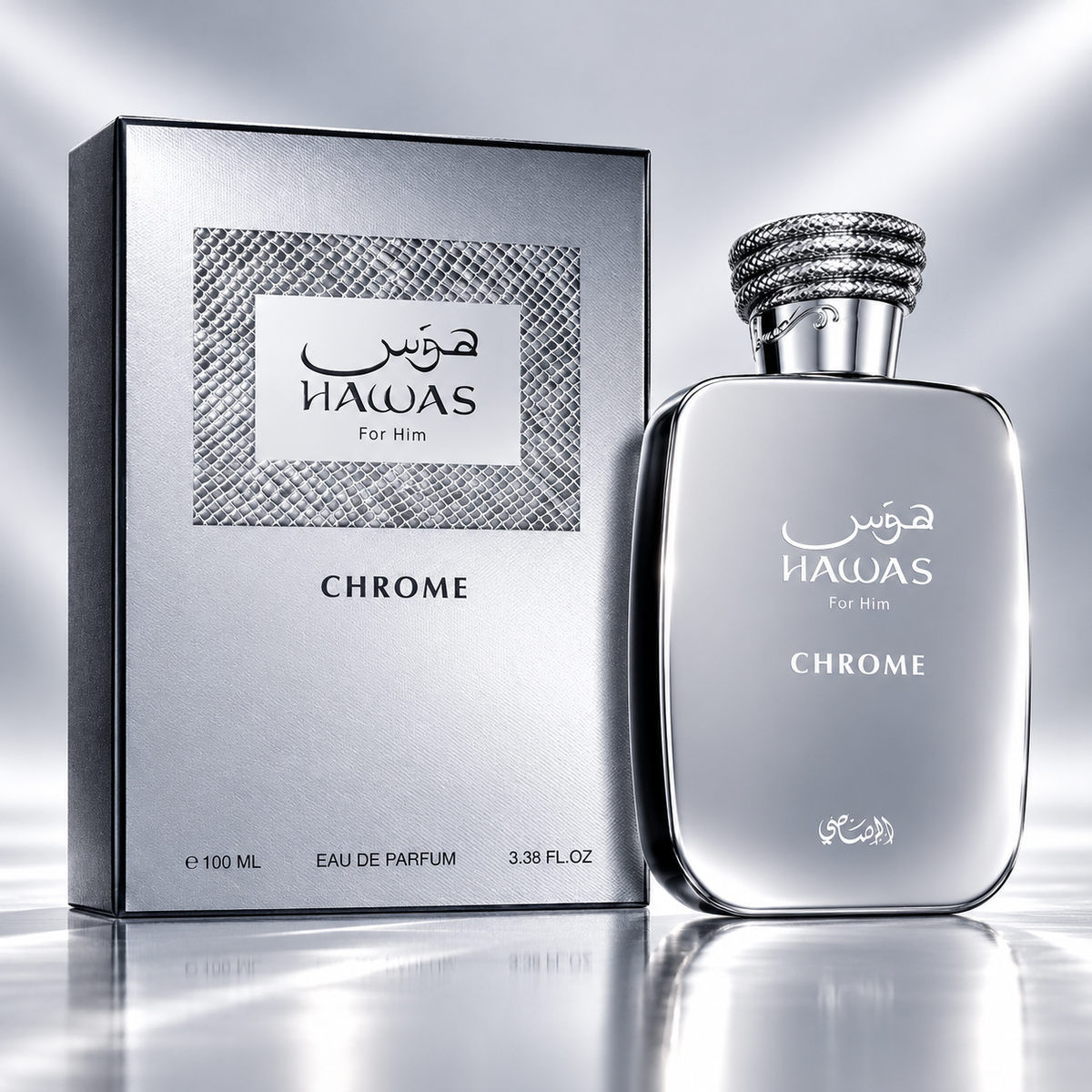 Rasasi Hawas Chrome Eau De Parfum 100ml For Man