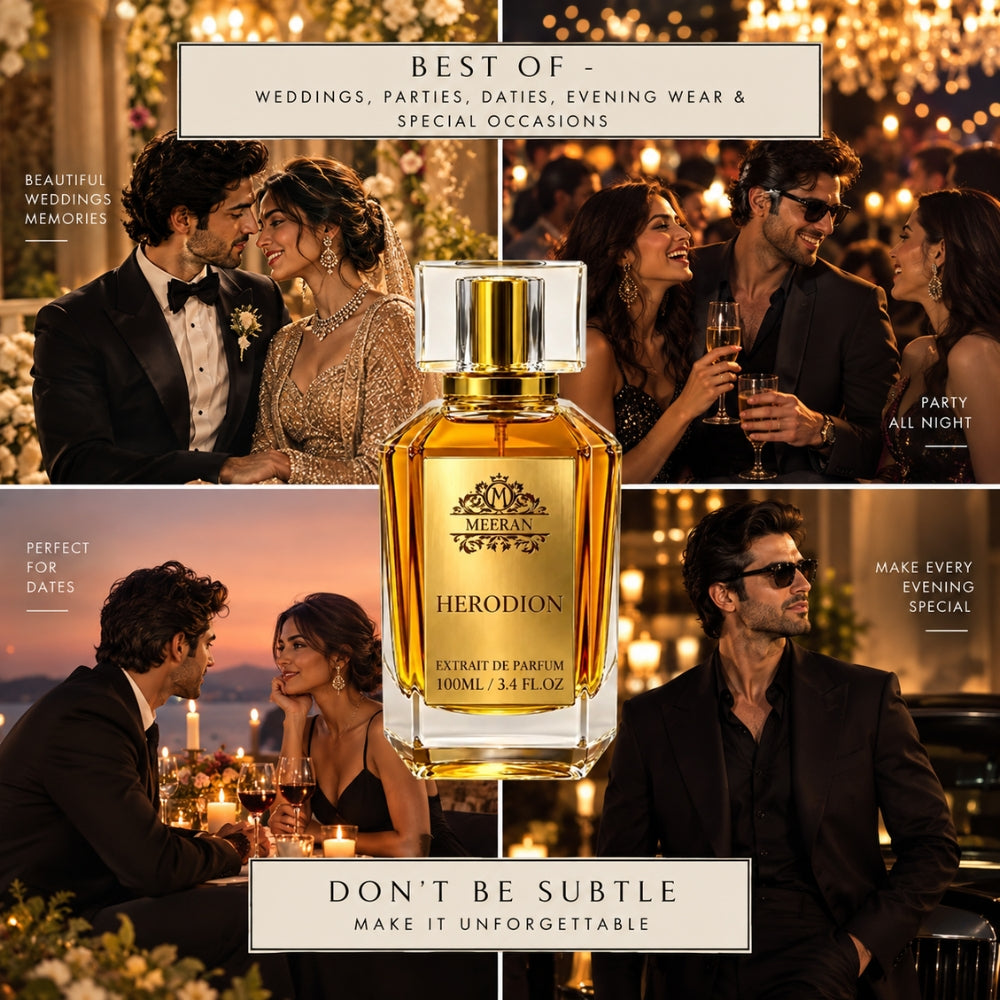 Meeran HERODION Extrait De Parfum Premium Long-Lasting Perfume for Men & Women