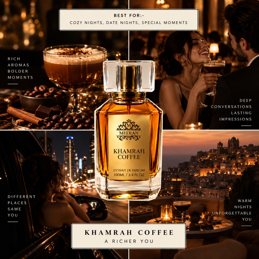 Meeran KHAMRA COFFEE Perfume – Warm Coffee & Spicy Extrait De Parfum