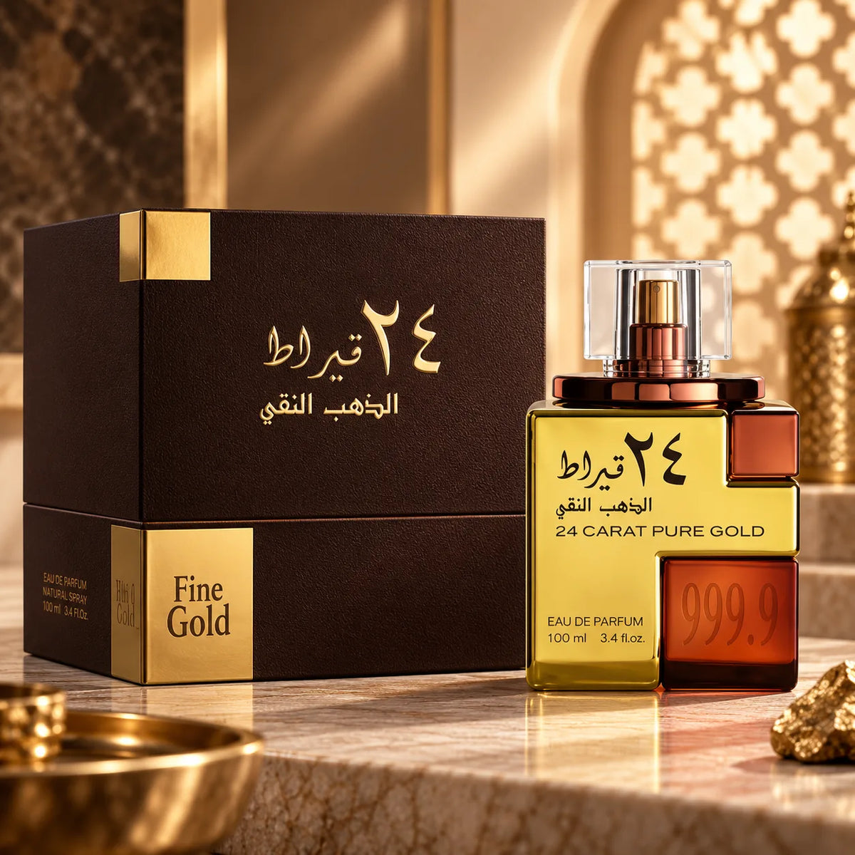 24 Carat Pure Gold by Lattafa – Eau de Parfum 100ml