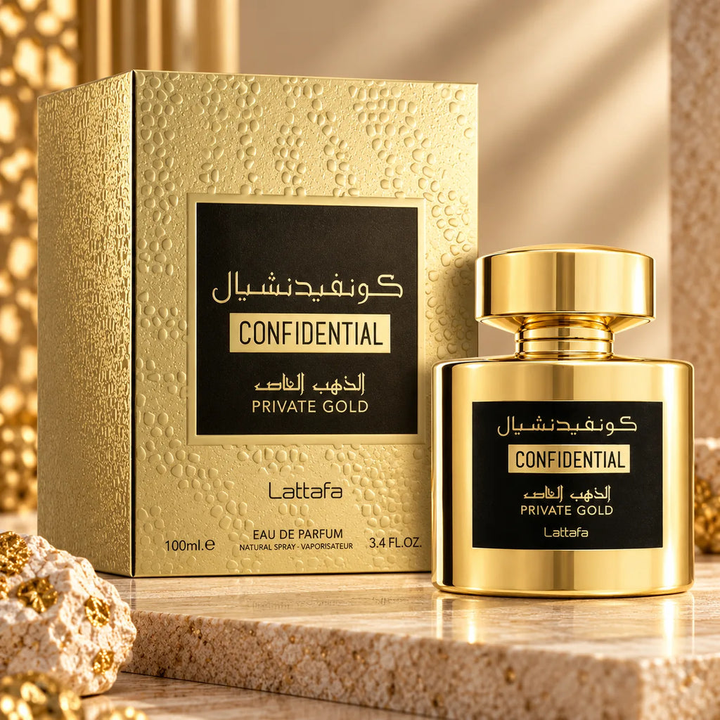 Confidential Gold by Lattafa – EDP 100ml Unisex