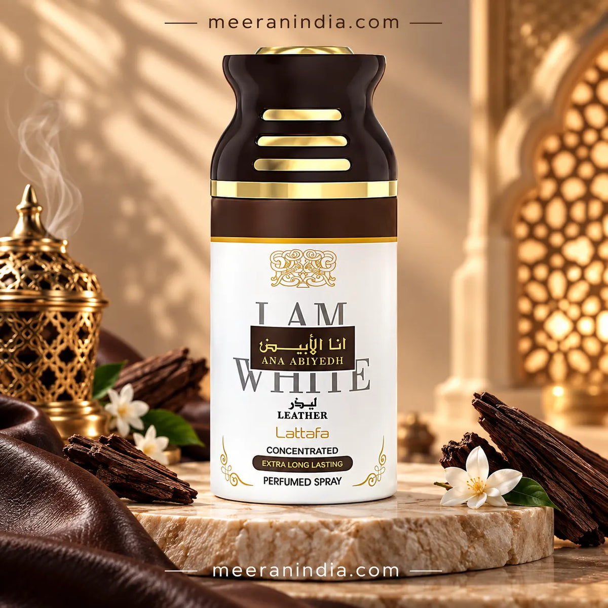 Ana Abiyedh Leather Deodorant Spray by Lattafa for Men & Women 250ml